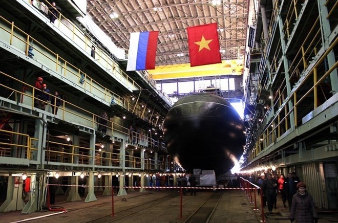 Tàu ngầm Kilo thuộc dự án 636 tại xưởng đóng tàu ở S.Peterburg