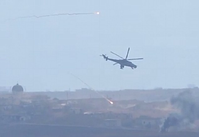 Trực thăng Nga tấn công phiến quân tại Syria ngày 9/10