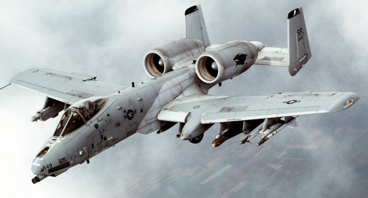 Máy bay cường kích A-10 Thunderbolt của Mỹ tác chiến tại Iraq và Syria