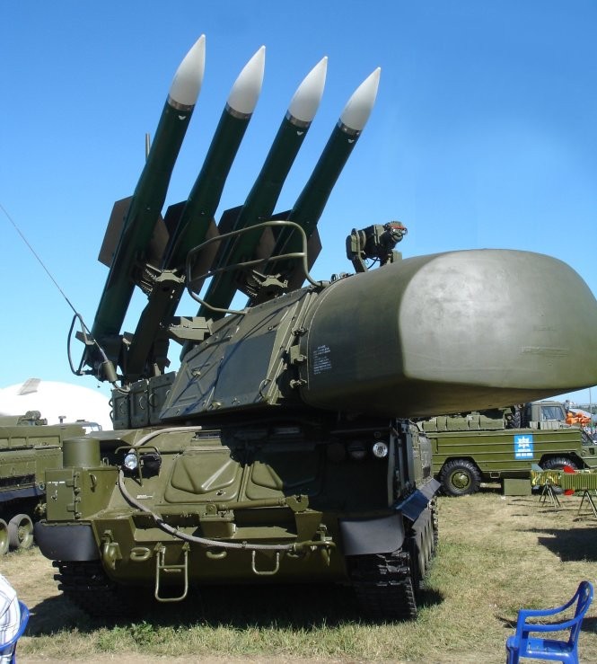 Hệ thống tên lửa phòng không Buk M2 "ngón tay thần chết" của Nga tại Syria