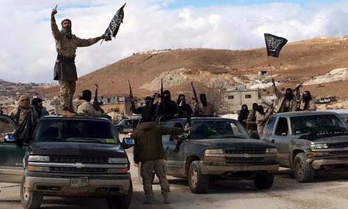 Những chiến binh của Al-Nusra Front. Ảnh: Reuters