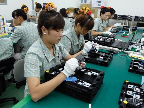 Điện thoại di động và hàng điện tử hiện là mặt hàng xuất khẩu chủ lực của Việt Nam