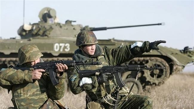 Binh sĩ Nga trong một cuộc tập trận