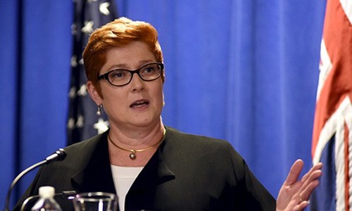 Bộ trưởng Quốc phòng Australia Marise Payne. Ảnh: Reuters
