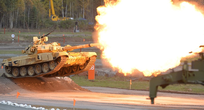Xe tăng T-90 của Nga rất uy lực trên chiến trường
