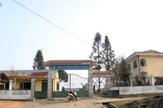 Trường tiểu học bán trú La Pan Tẩn - Ảnh: Hoàng Giang