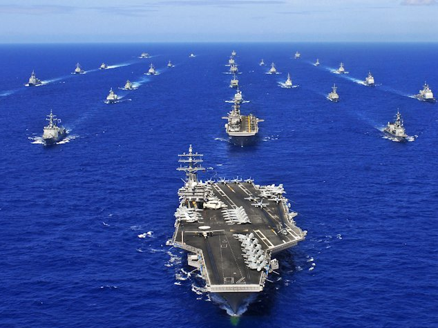 Cụm tác chiến tàu sân bay Mỹ thường trực ở châu Á-Thái Bình Dương