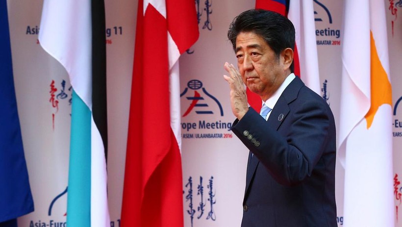 Thủ tướng Nhật Bản Abe tỏ thái độ kiên quyết ủng hộ phán quyết của toà án quốc tế về Biển Đông
