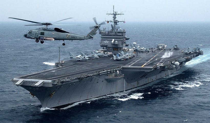 Cụm tác chiến tàu sân bay Mỹ luôn thường trực ở châu Á-Thái Bình Dương