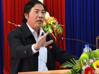 Ông Nguyễn Bá Thanh phát biểu tại một hội nghị