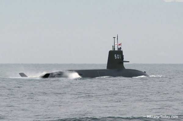 Tàu ngầm lớp Soryu của Nhật Bản. 