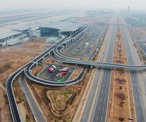 Dự án xây dựng Nhà ga hành khách T2 - Cảng hàng không Nội Bài cũng đã đóng góp vào mức giải ngân ODA năm 2014