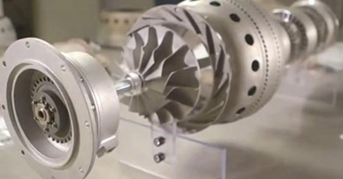 Động cơ máy bay làm từ công nghệ in 3D