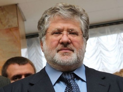 Thống đốc khu vực Dnipropetrovsk, Ihor Kolomoisky,  một trong những người giàu nhất Ukraine
