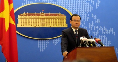 Người phát ngôn của Bộ Ngoại giao Việt Nam - Lê Hải Bình. Ảnh: Đan Khanh