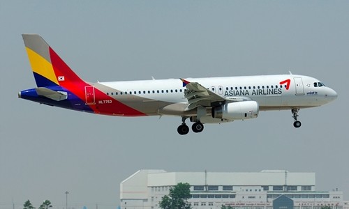 Một phi cơ Airbus A320 của Asiana Airlines. Ảnh: Plane Spotter.