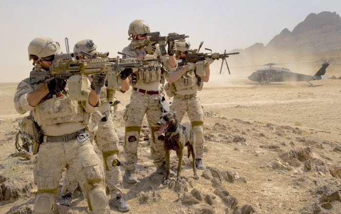 Đặc nhiệm SEAL của hải quân Mỹ ở Afghanistan - Ảnh: US Navy