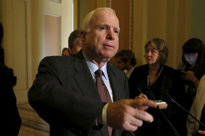 ​Thượng Nghị Sĩ Mỹ John McCain - Ảnh: Reuters