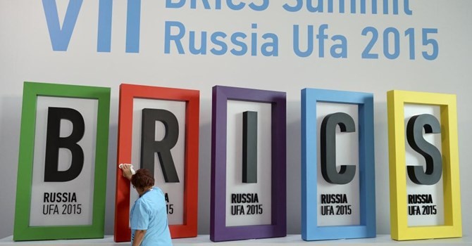 Nga chủ tọa Hội nghị thượng đỉnh khối BRICS lần 7 (2015) tại Ufa, Bachkortostan. Ảnh REUTERS/BRICS Photohost/RIA Novosti