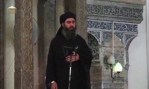 Thủ lĩnh tối cao của IS Abu Bakr al-Baghdadi. Ảnh: Reuters