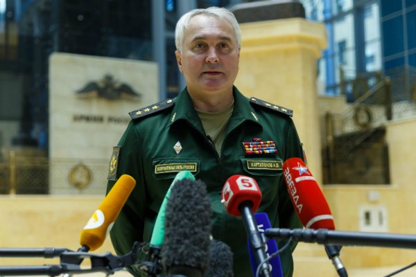 Thiếu tướng Igor Konashenkov, đại diện báo chí của Bộ Quốc phòng Nga