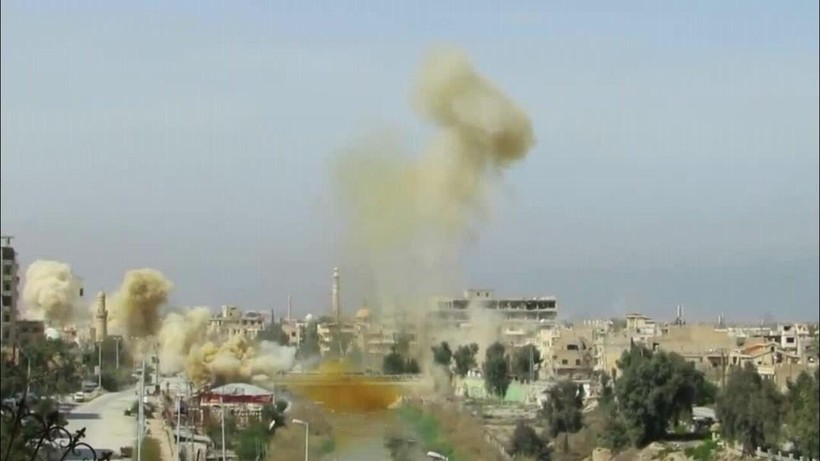 Những đòn không kích khiến IS kinh khiếp của không quân Syria