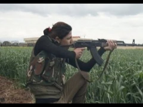 Những bóng hồng nữ binh Syria chống khủng bố