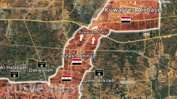 Đặc nhiệm Syria chọc thủng vòng vây quanh căn cứ không quân Kuveyris