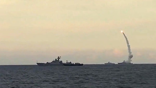 Chùm video tên lửa hành trình Kalibr-NK Nga báo thù IS