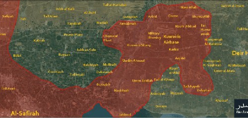 Bản đồ tình hình Aleppo cuối ngày 07.12.2015