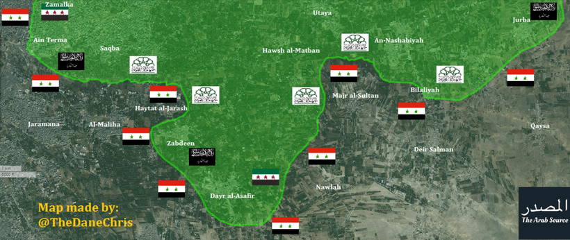 Các nhóm nổi dậy trước nguy cơ bị vây ở Đông Ghouta