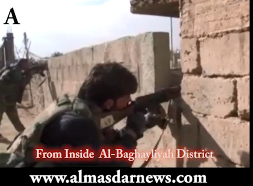 Video: Cận cảnh khu phố Al-Baghayliah được giải phóng