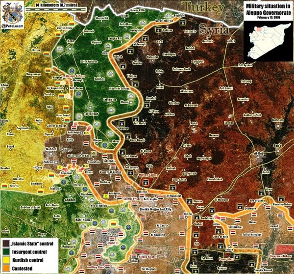 Quân đội Syria đánh chiếm làng Kafr Naya, hướng tới thành phố Azaz Bắc Aleppo