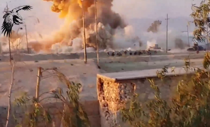 Video: Lực lượng vũ trang ở Syria tiêu diệt xe bom cảm tử của IS