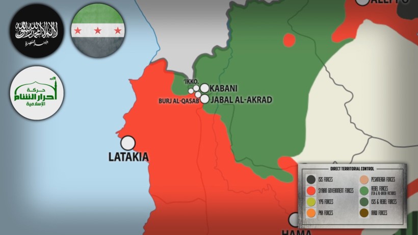 Quân đội Syria giải phóng Kinsibba, hướng tới Kabani ở Bắc Latakia