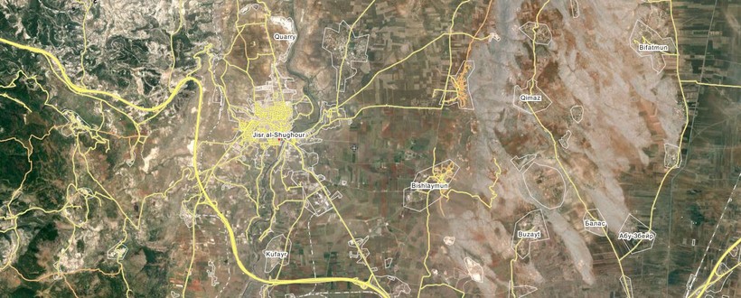Lữ đoàn biệt kích 103 chỉ cách thành phố Jisr Al-Shughour, tỉnh Idlib 15 km 