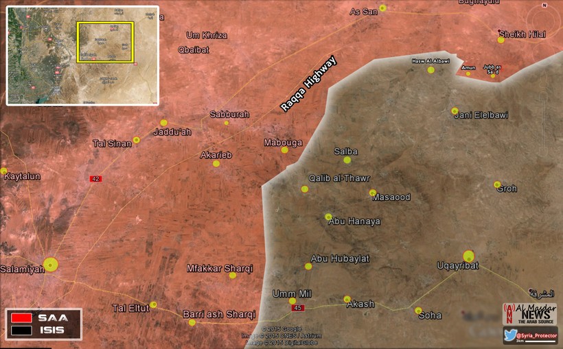 Chiến tuyến SAA - IS trên chiến trường tỉnh Hama