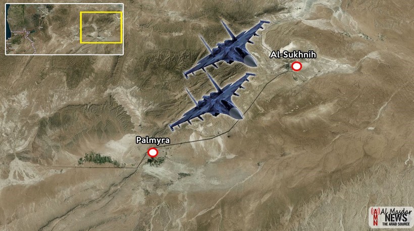 Không quân Nga tiếp tục tấn công dữ dội vào lực lượng khủng bố IS