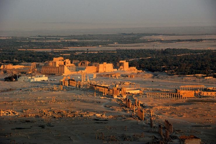 Thành phố không người - nội đô Palmyra, nơi IS đang kiểm soát