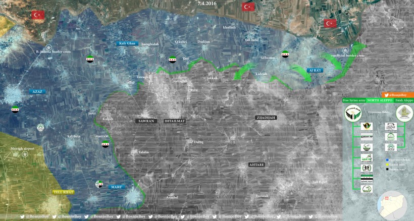 Lực lượng liên minh Al-Nusra Syria giành thắng lợi trước IS ở Bắc Aleppo