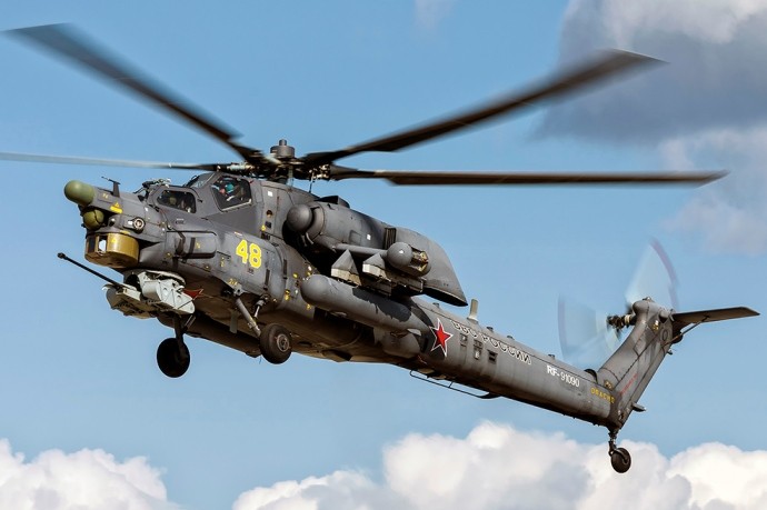 Máy bay trực thăng Mi-28N Nga bị rơi do nguyên nhân từ phi công