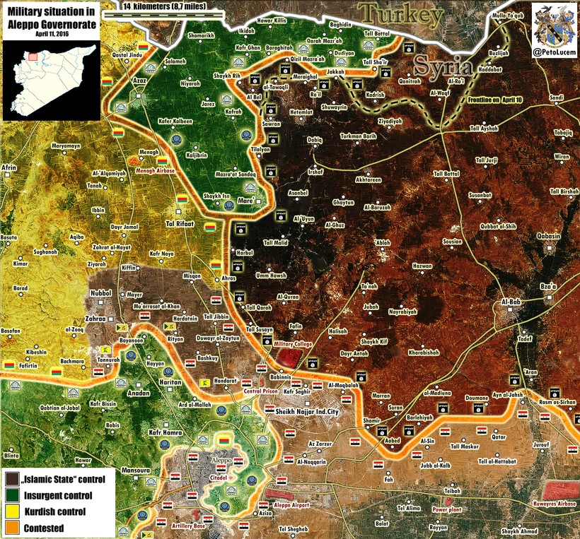 Liên minh quân đội Syria - YPG có thể giải quyết chiến trường thành phố Aleppo