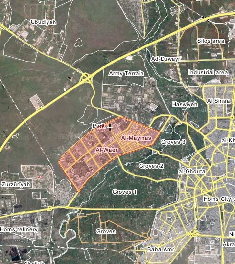 Xung đột dữ dội bùng phát bên trong thành Homs