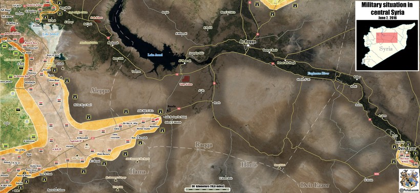 Báo Ả Rập: Đã có binh sĩ quân đội Syria tử trận trên sa mạc Raqqa