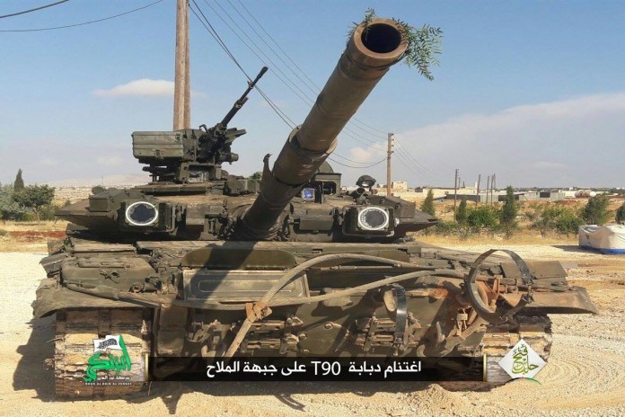 Lực lượng Tigers thất bại, Hồi giáo cực đoan cướp được 1 xe T-90
