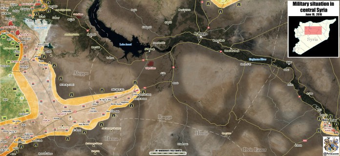 Video: Quân đội Syria phát triển tiến công về hướng sân bay Tabqa tỉnh Raqqa