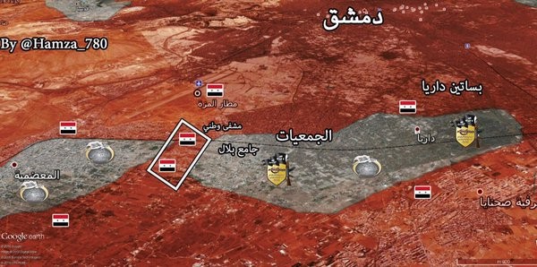 Bản đồ chiến sự Darayya