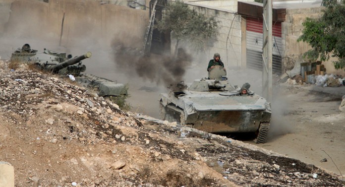 Tăng thiết giáp quân đội Syria