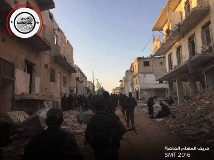 Quân đội Syria chiến đấu trong địa bàn thành phố Aleppo