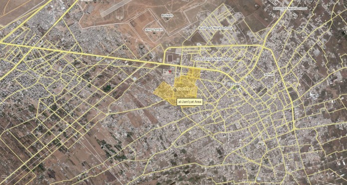 Bản đồ khu vực thành phố Darayya